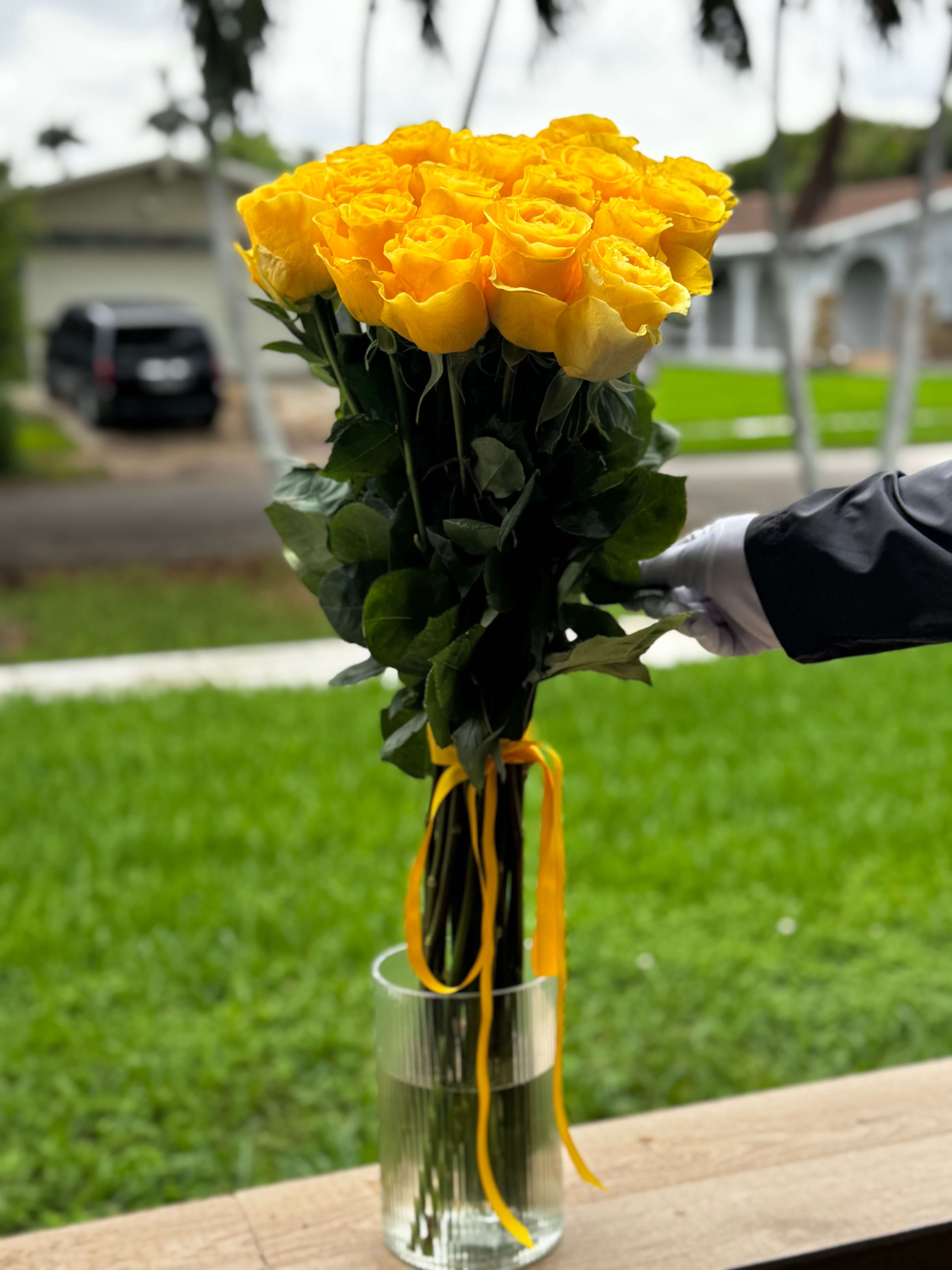 2 Dozen Yellow Roses 